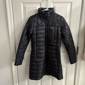 Patagonia Black Quilted Coat